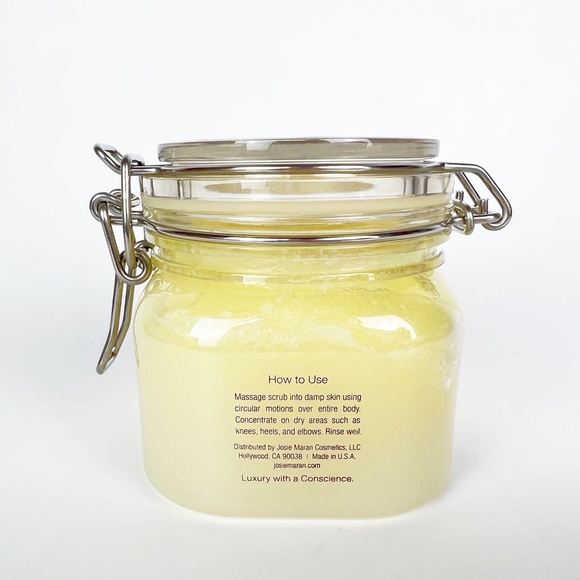 New Josie Maran Argan Sugar Balm Body Scrub 10 fl oz Fresh WATERMELON - Picture 5 of 7